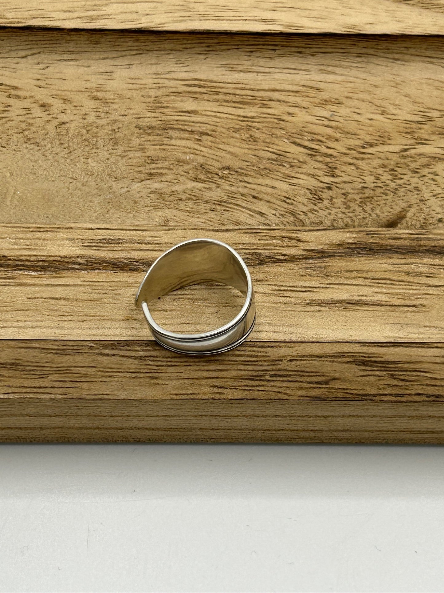 Ring aus 800er Silberbesteck #10