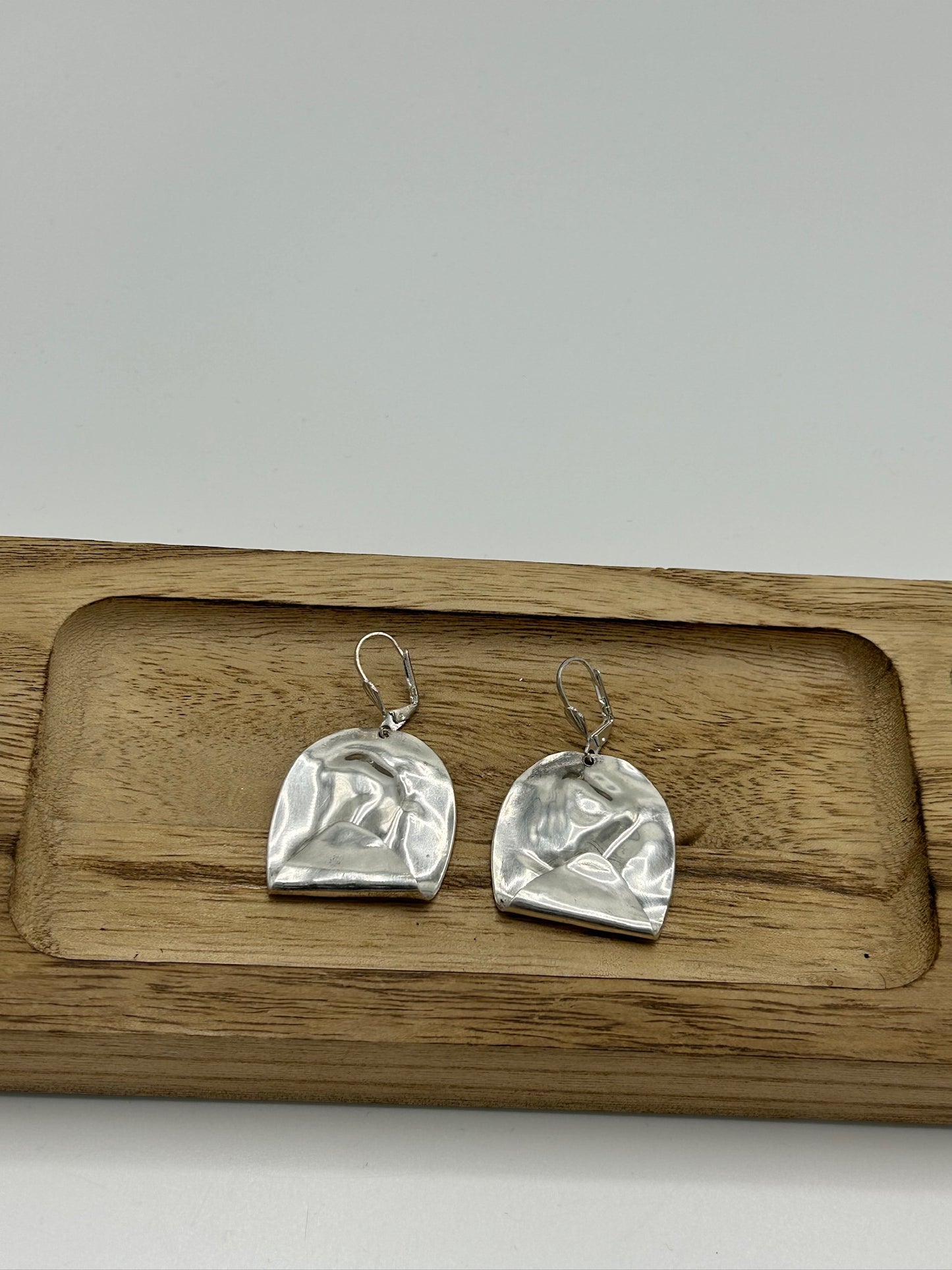 Ohrring aus 800er Silberbesteck #3