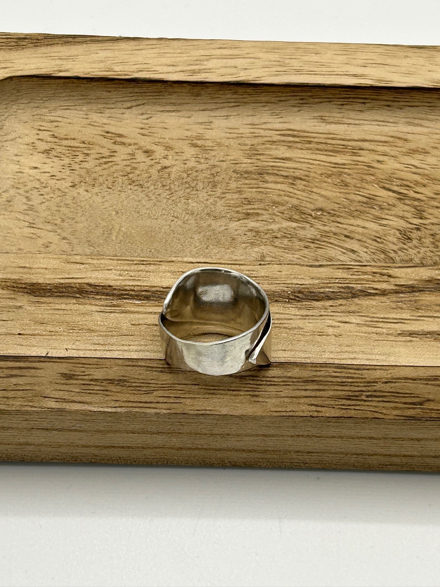 Ring aus 800er Silberbesteck #13