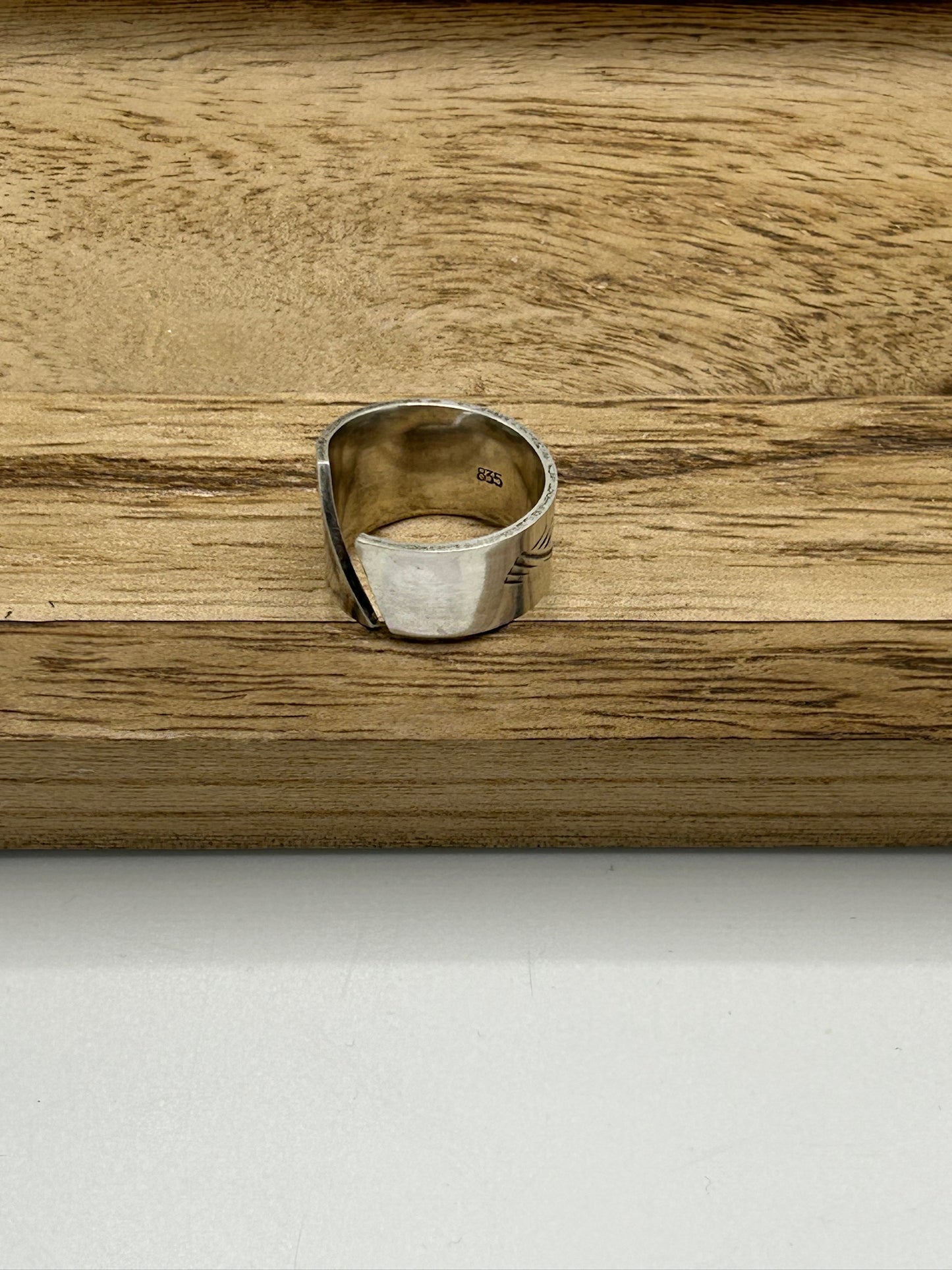 Ring aus 800er Silberbesteck #15