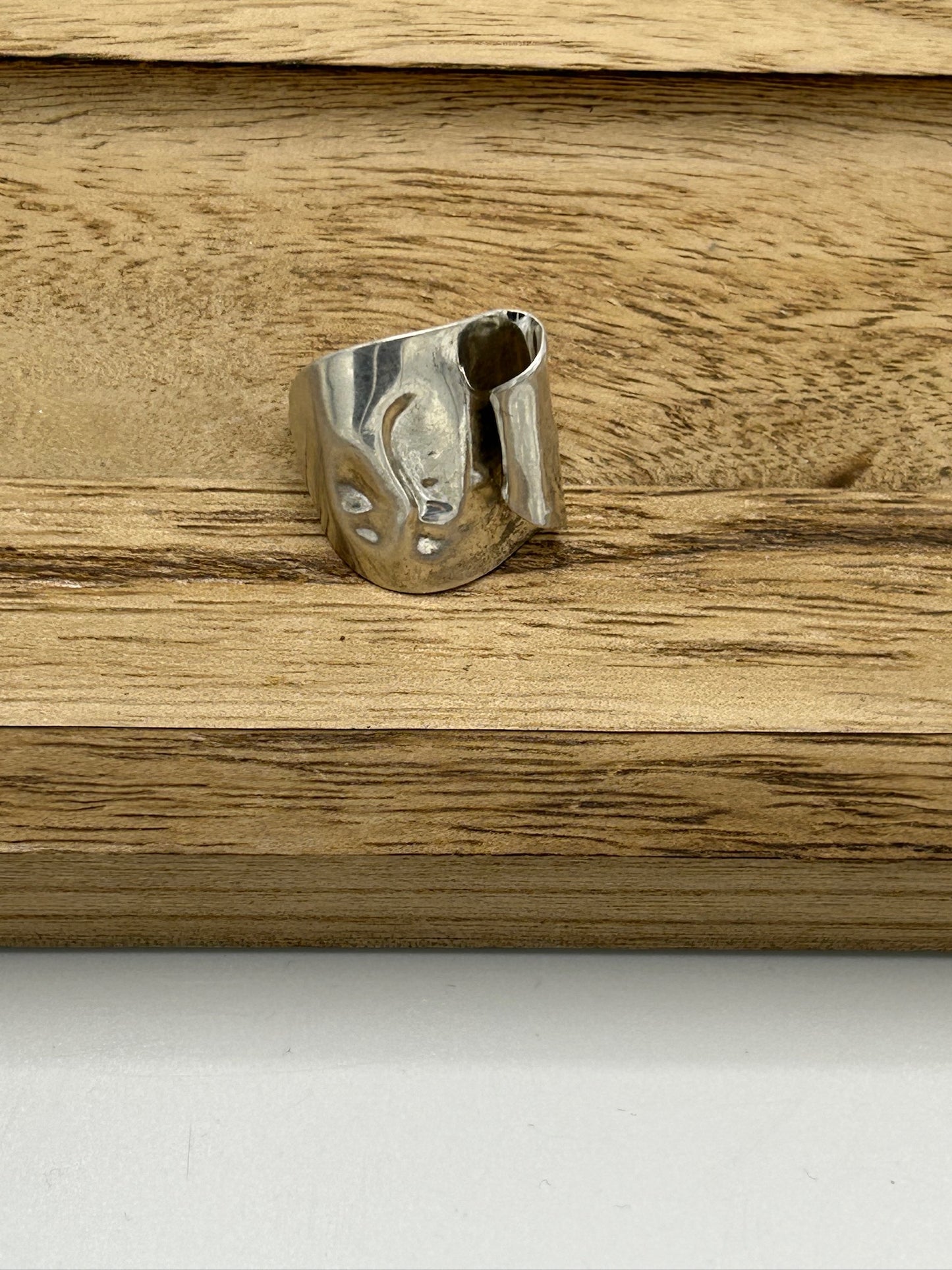 Ring aus 800er Silberbesteck #9