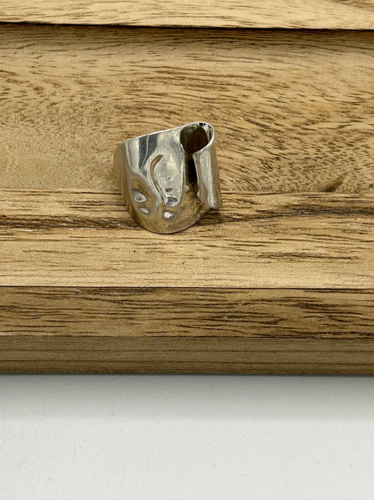 Ring aus 800er Silberbesteck #9