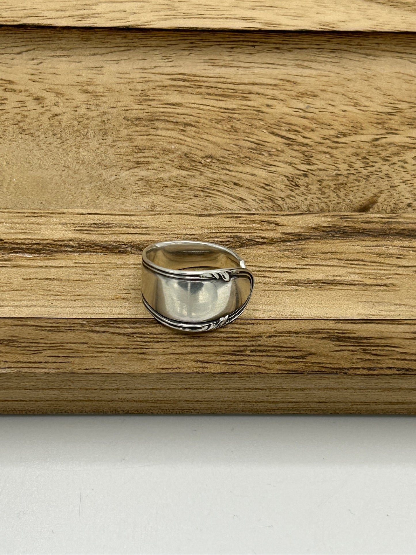 Ring aus 800er Silberbesteck #10