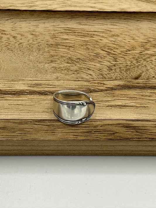 Ring aus 800er Silberbesteck #10