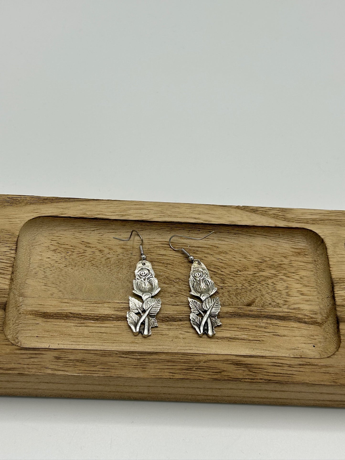 Ohrring aus 800er Silberbesteck #2