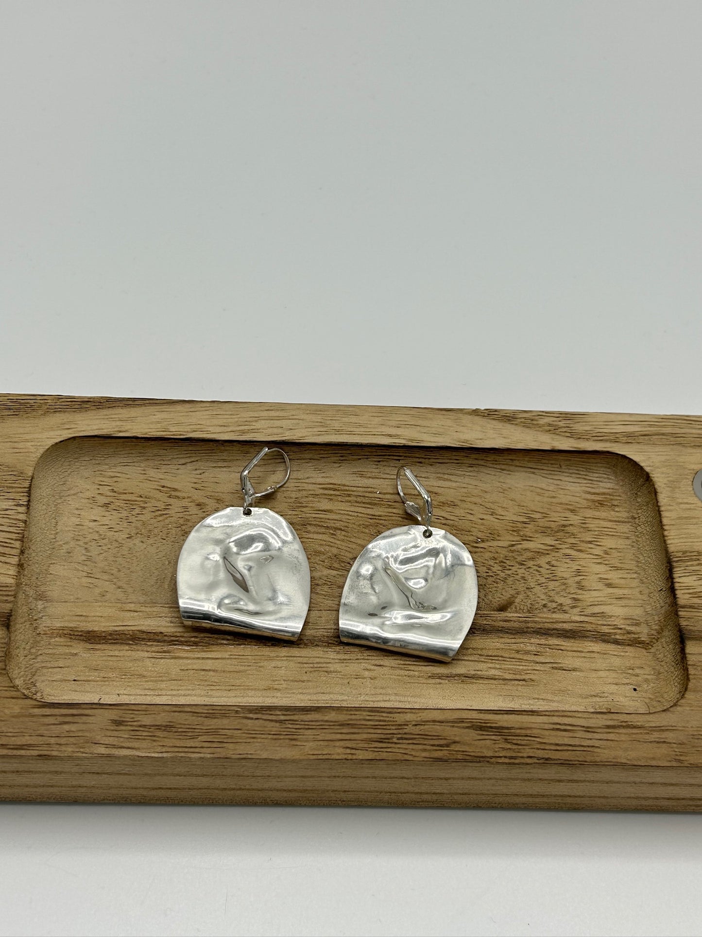 Ohrring aus 800er Silberbesteck #3