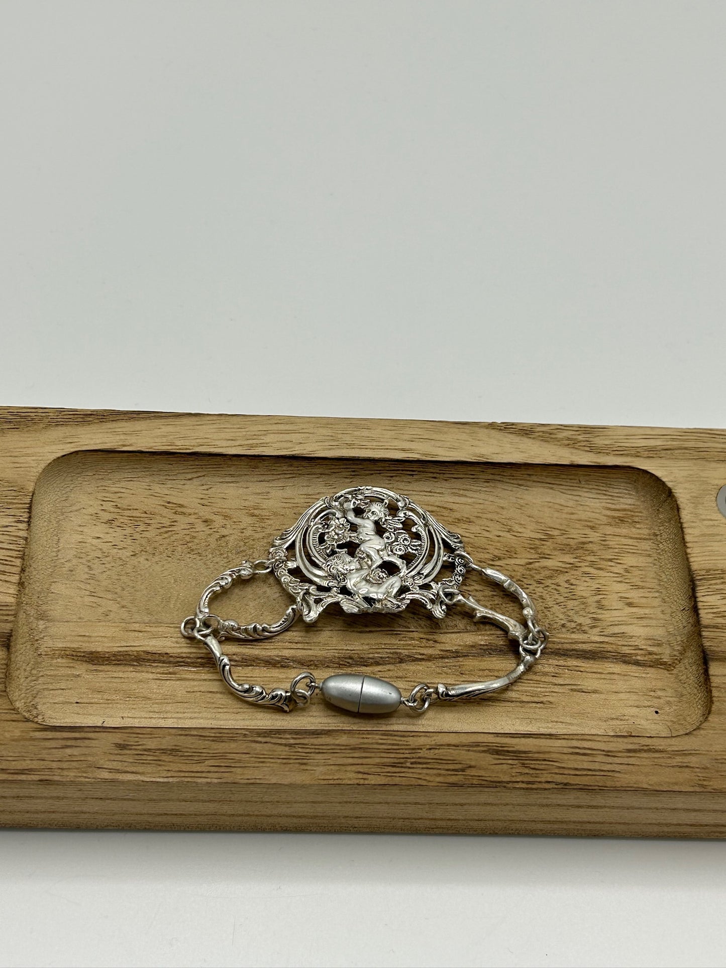 Armband aus 800er Silberbesteck mit Magnetverschluss #1