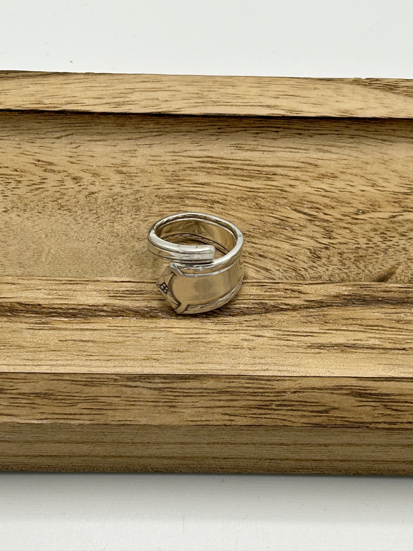 Ring aus 800er Silberbesteck #21