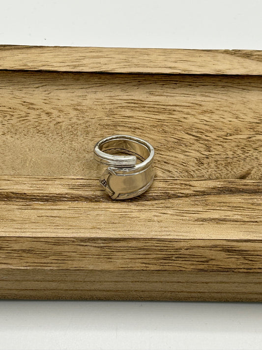 Ring aus 800er Silberbesteck #21