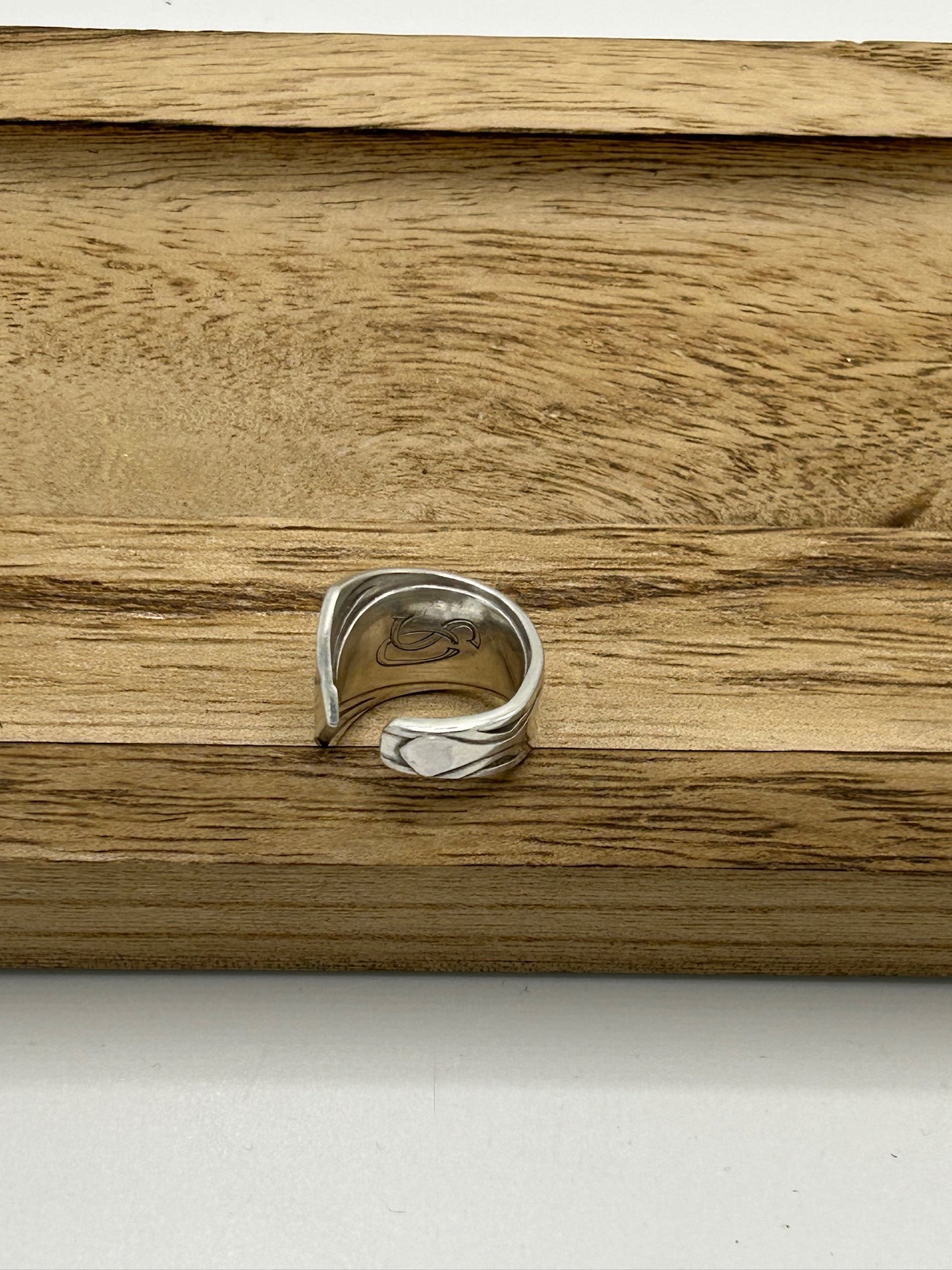 Ring aus 800er Silberbesteck #22