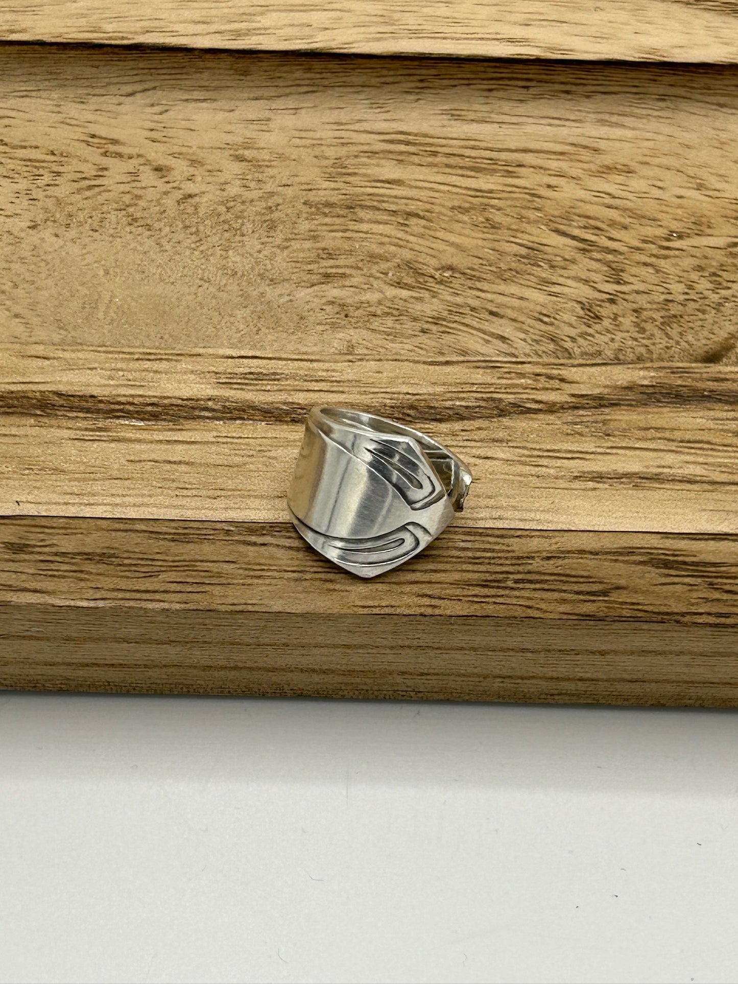 Ring aus 800er Silberbesteck #22