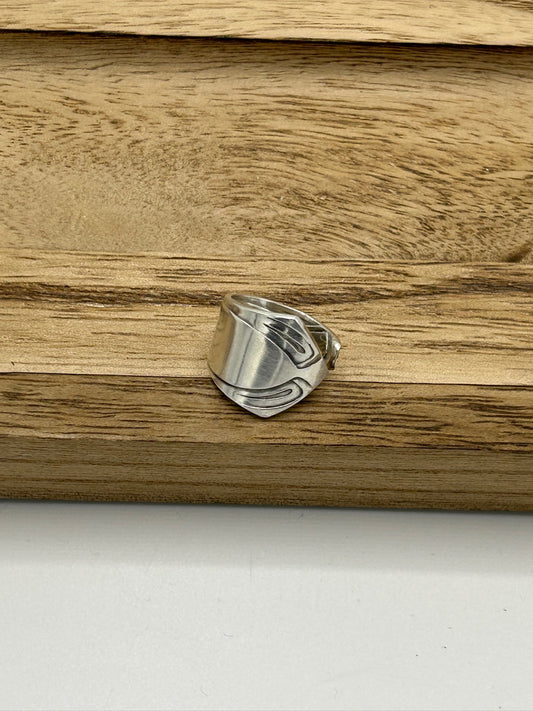 Ring aus 800er Silberbesteck #22