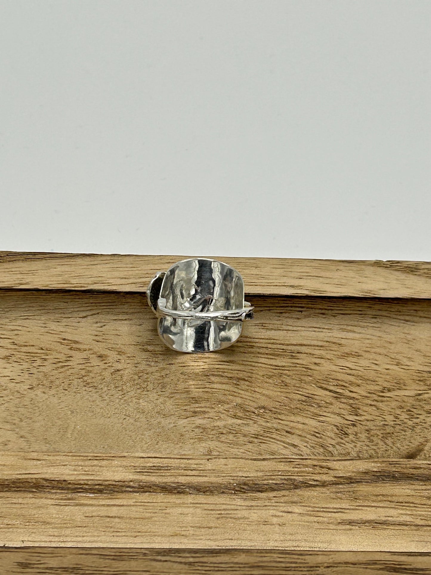 Ring aus 800er Silberbesteck (Moccalöffel, Marke Hildesheimer Röschen) #14