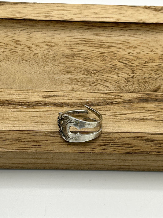 Ring aus 800er Silberbesteck (aus Käsepiekser) #11