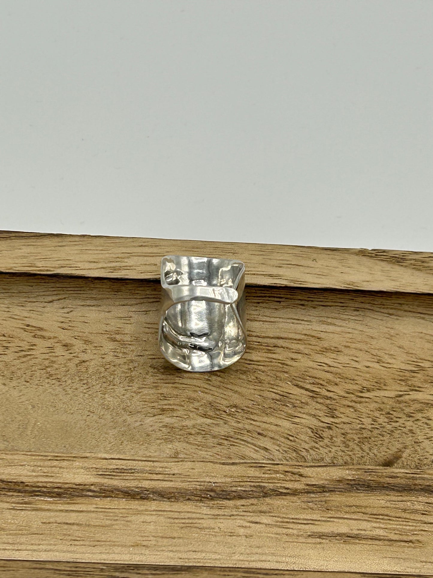 Ring aus 800er Silberbesteck #12