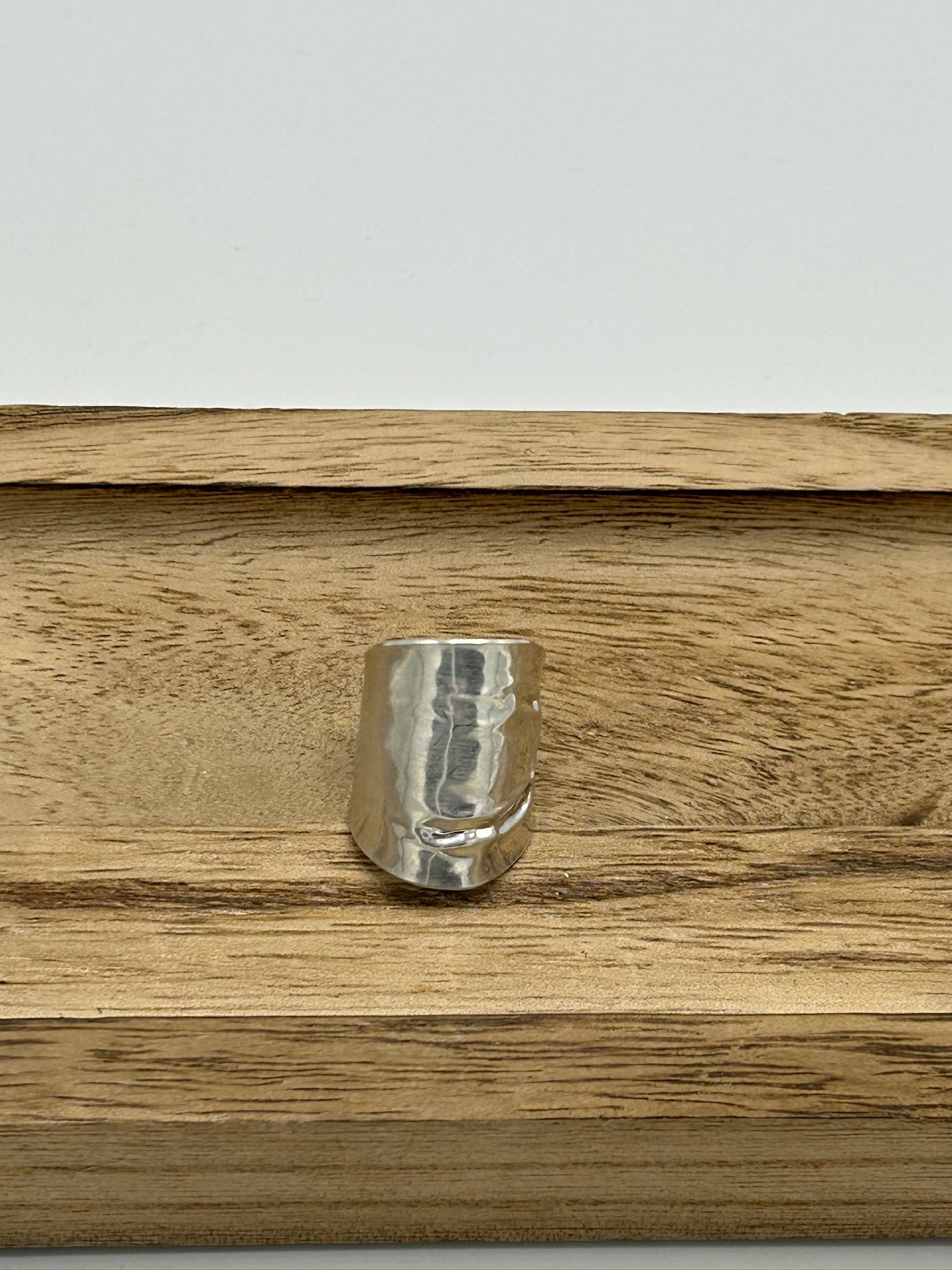 Ring aus 800er Silberbesteck #12